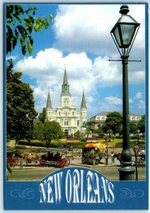 St. Louis Cathedral, Jackson Square, French Quarter - New Orleans, Louisiana