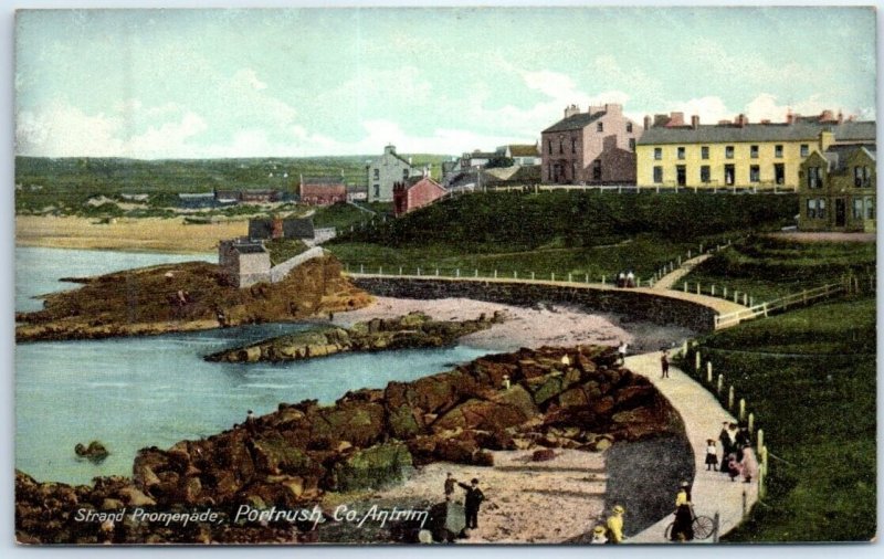 Postcard - Strand Promenade - Portrush, Northern Ireland