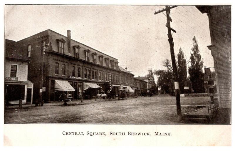 Maine South Berwick , Central Square , M.C.Willard Co.