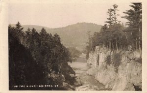 Up The River Bristol Vermont c.1914 RPPC 2R4-181