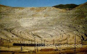 Bingham Copper Mine, Utah, USA Mining 1964 close to perfect corners, postal u...