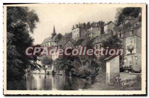 Postcard Old Aubusson Les Bords De La Creuse