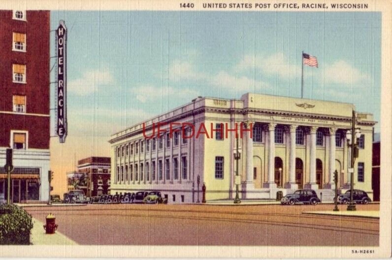 1947 UNITE STATES POST OFFICE, RACINE, WI Hotel Racine