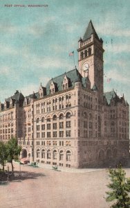 Vintage Postcard 1910's Post Office Building Pennsylvania Avenue Washington WA