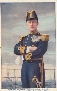 Postcard Admiral Sir John Jellicoe Cammander of Home Fleets Tucks Oilette 8720