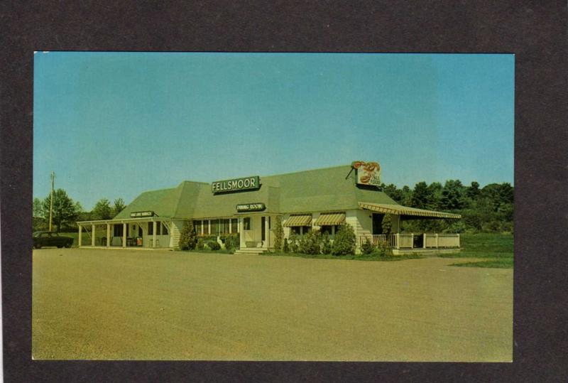 ME Fellsmoor Restaurant Dining Yarmouth Maine nr Portland Postcard