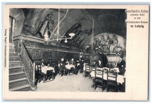 c1940's Auerbach's Cellar Unterer Tell Grimmaische Strasse in Leipzig Postcard