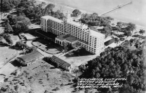 RPPC EDGEWATER GULF HOTEL Gulfport, Biloxi, Mississippi c1940s Vintage Postcard