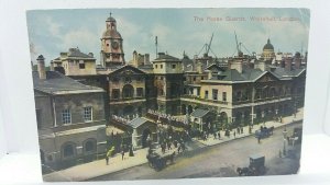 Antique Postcard The Horse Guards in Whitehall London 1908 posted