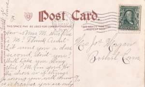 New Haven CT The Town Pump Conneticut 1908 Postcard E26