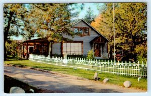 2 Postcards ROCKFORD, Illinois IL ~ Roadside EKLIND'S SWEDEN HOUSE c1950s