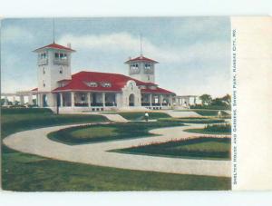 Unused Pre-1907 SHELTER HOUSE AT SWOPE PARK Kansas City Missouri MO n5515