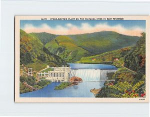 Postcard Hydro-Electric Plant On The Watauga River In East Tennessee