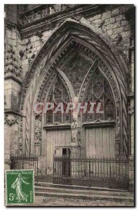 Old Postcard Moret Portal & # 39Eglise