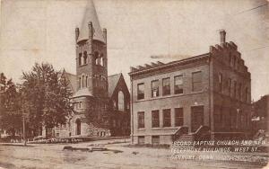 Danbury Connecticut Baptist Church Historic Bldgs Antique Postcard K32333