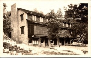 Real Photo Postcard Roaring River Hotel in Missouri~137892