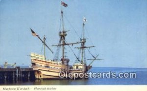 The Mayflower II, Plymouth, Massachusetts, MA USA Sailboat Unused 