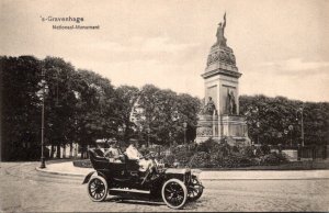 Netherlands Gravenhaage National Monument Old Car