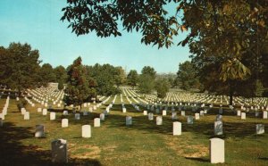 Vintage Postcard Arlington National Cemetery South Bank Potomac River Virginia