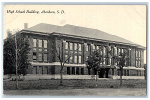c1910's High School Building Campus Aberdeen South Dakota SD Antique Postcard