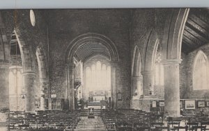 Sussex Postcard - Interior of Bosham Church    RS21464