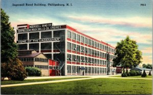 Vtg Phillipsburg New Jersey NJ Ingersoll Rand Building 1940s Unused Postcard