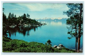 1962 Blue Water in Lake Tahoe in Nevada NV Posted Vintage Postcard 