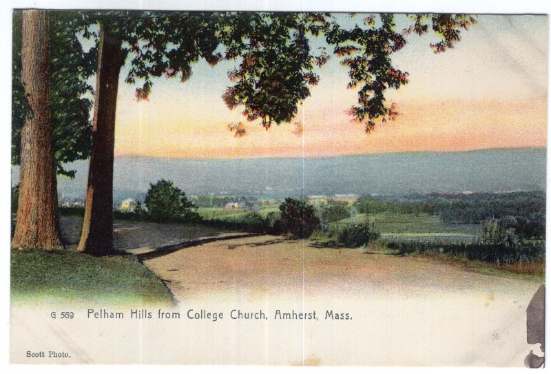 Amherst, Mass, Pelham Hills from College Church