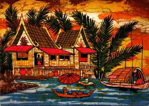 Malaysia National Art Of Malaysia Batik Painting