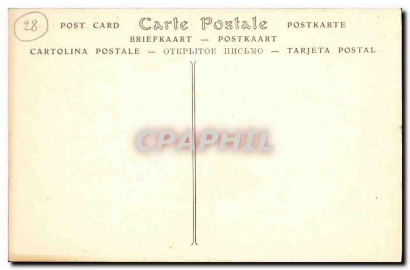 Old Postcard Chartres The Cathedral View from Cachembach