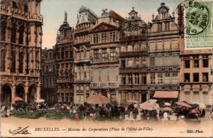 Belgium Brussels Maisons des Corporations 1906