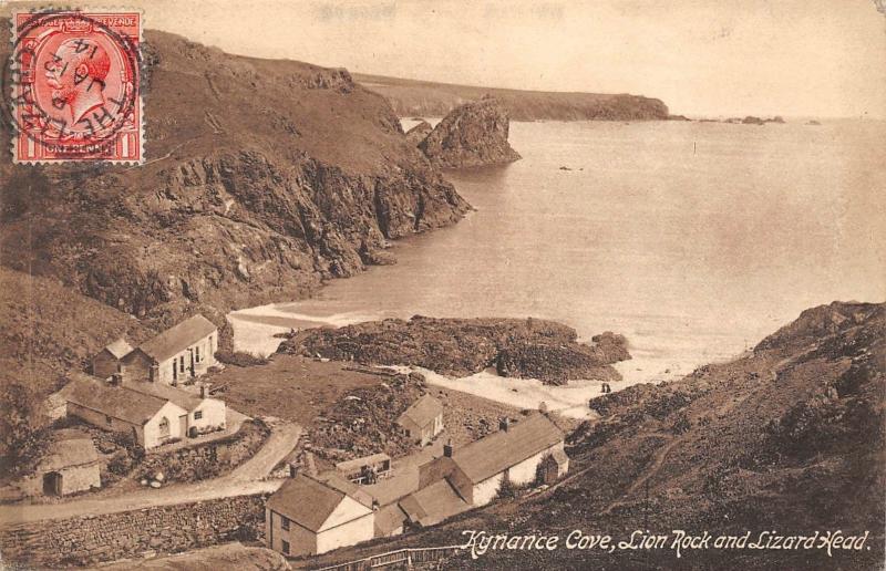 BR64604 kynance cove lion and rock and lizard head uk