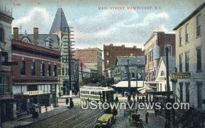 Main Street - Pawtucket, Rhode Island RI  