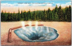 Montana MT, Morning Glory Pool, Yellowstone National Park, Vintage Postcard