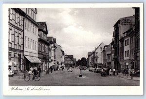 Uelsen Lower Saxony Germany Postcard Gudestrasse Business Area c1930's