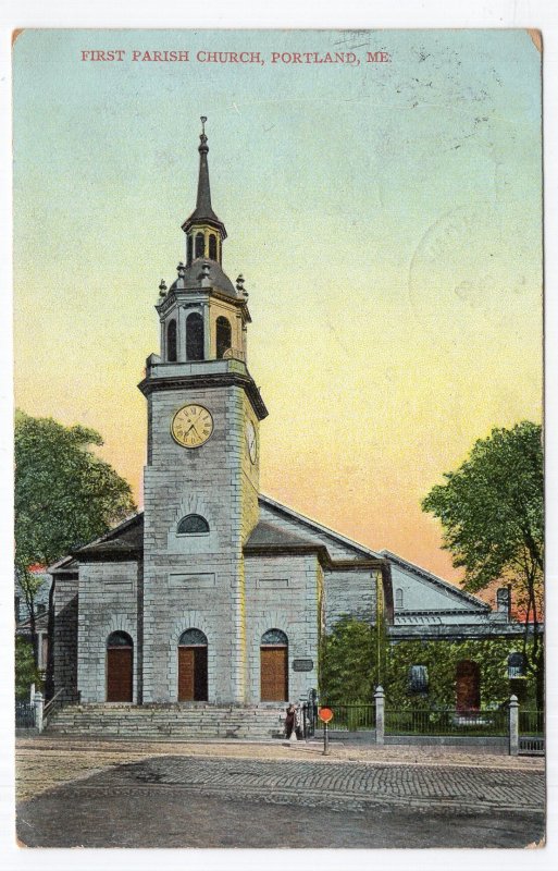 Portland, Me, First Parish Church