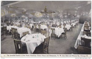 The beautiful Interior of the North American Oyster House and Restaurant, Chi...