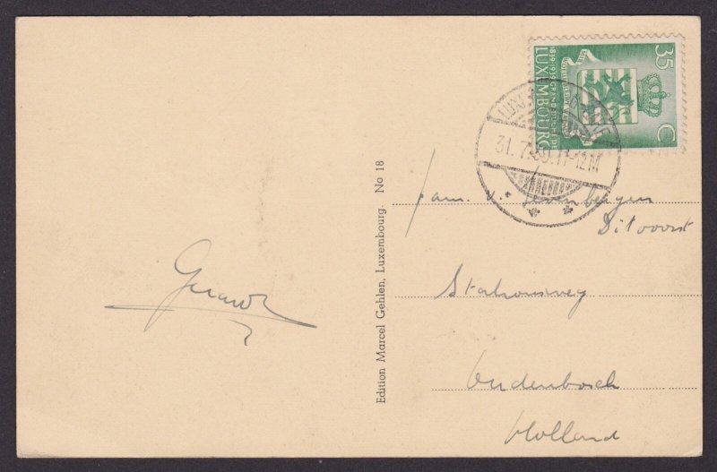 LUXEMBOURG, Postcard, Luxembourg, Pont Adolphe, RPPC