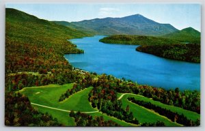 Whiteface Mt New Hampshire~Air View Whiteface Inn & Golf Course~Vintage Postcard