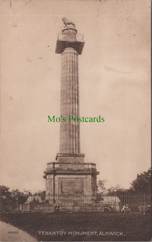 Northumberland Postcard - Tenantry Monument, Alnwick   RS29958