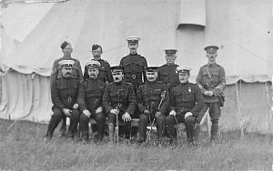 1910 King's Royal Rifle Corps Territorial Battalion Summer Camp RPPC