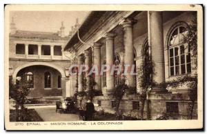 Old Postcard Epinal Roman House Colonnade