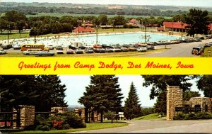 Iowa Des Moines Greetings From Camp Dodge