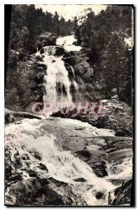 Old Postcard Cauterets Cascade Bridge of Spain