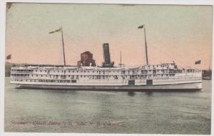LP18    Steamer, Ship, Steamship, Ship, postcard, PU? Calvin