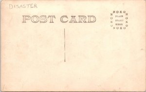 RPPC Tornado Damage? HOME MISSING SIDE After Disaster  ca1910's~1920's Postcard