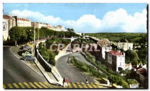 Modern Postcard Angouleme Remparts