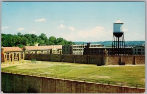 Iowa State Penitentiary Fort Madison IA Postcard 1956 H83
