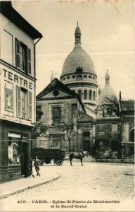 CPA PARIS 18e Eglise St-Pierre de Montmartre. Sacré Coeur (479732)