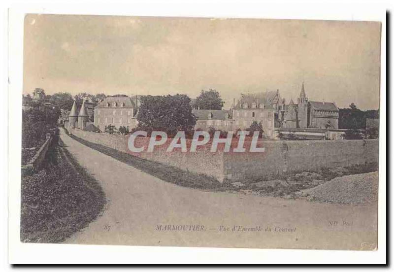 Marmoutier Postcard View of Old & # 39ensemble convent